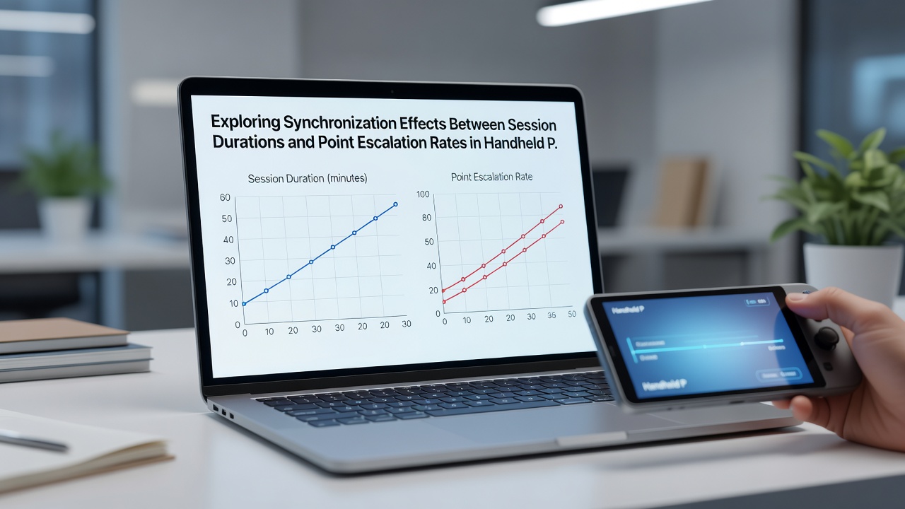 Analytics dashboard displaying correlation graphs between session length and loyalty point growth rates
